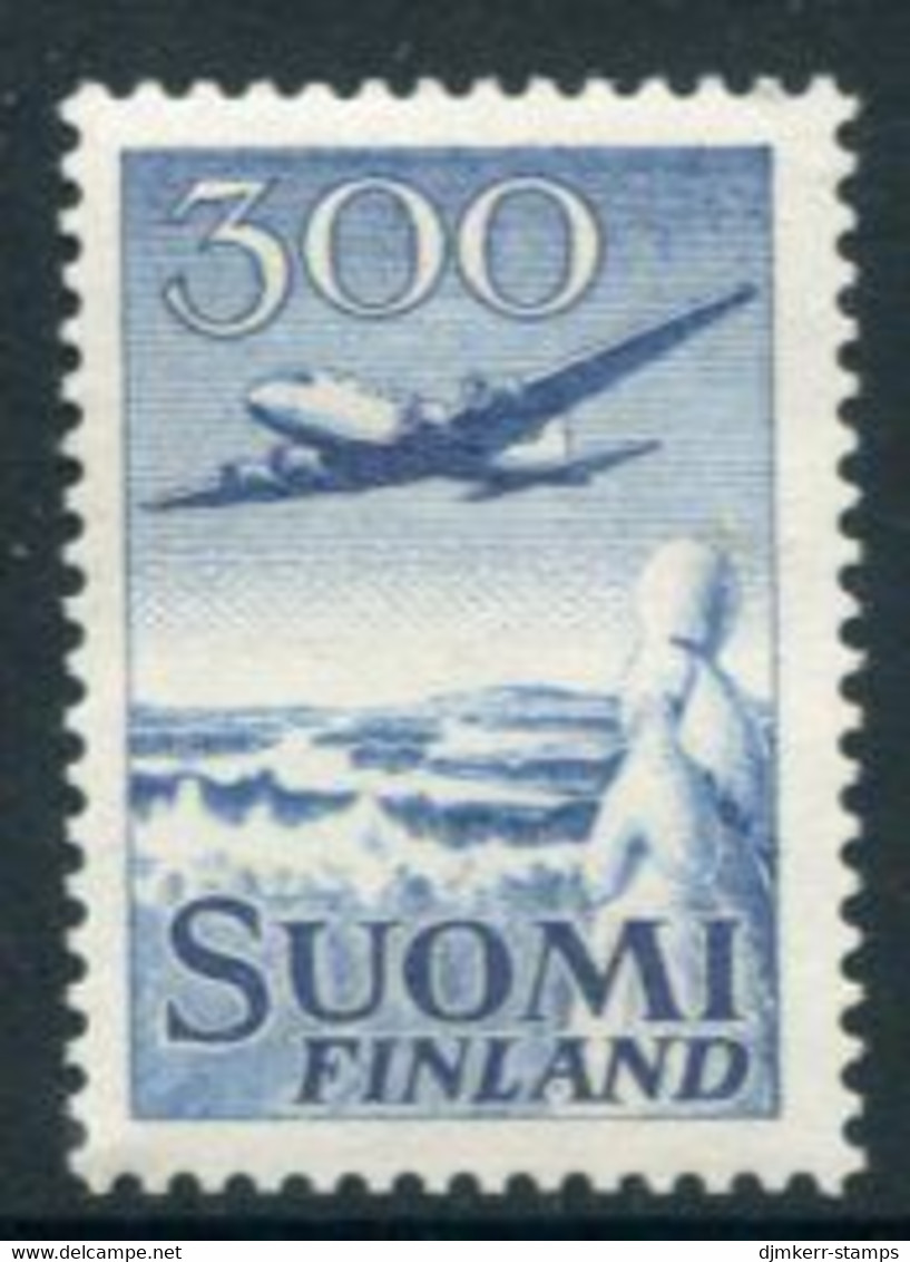 FINLAND 1958 Definitive: Airmail 300 M. MNH / **.. .  Michel 488 - Ungebraucht