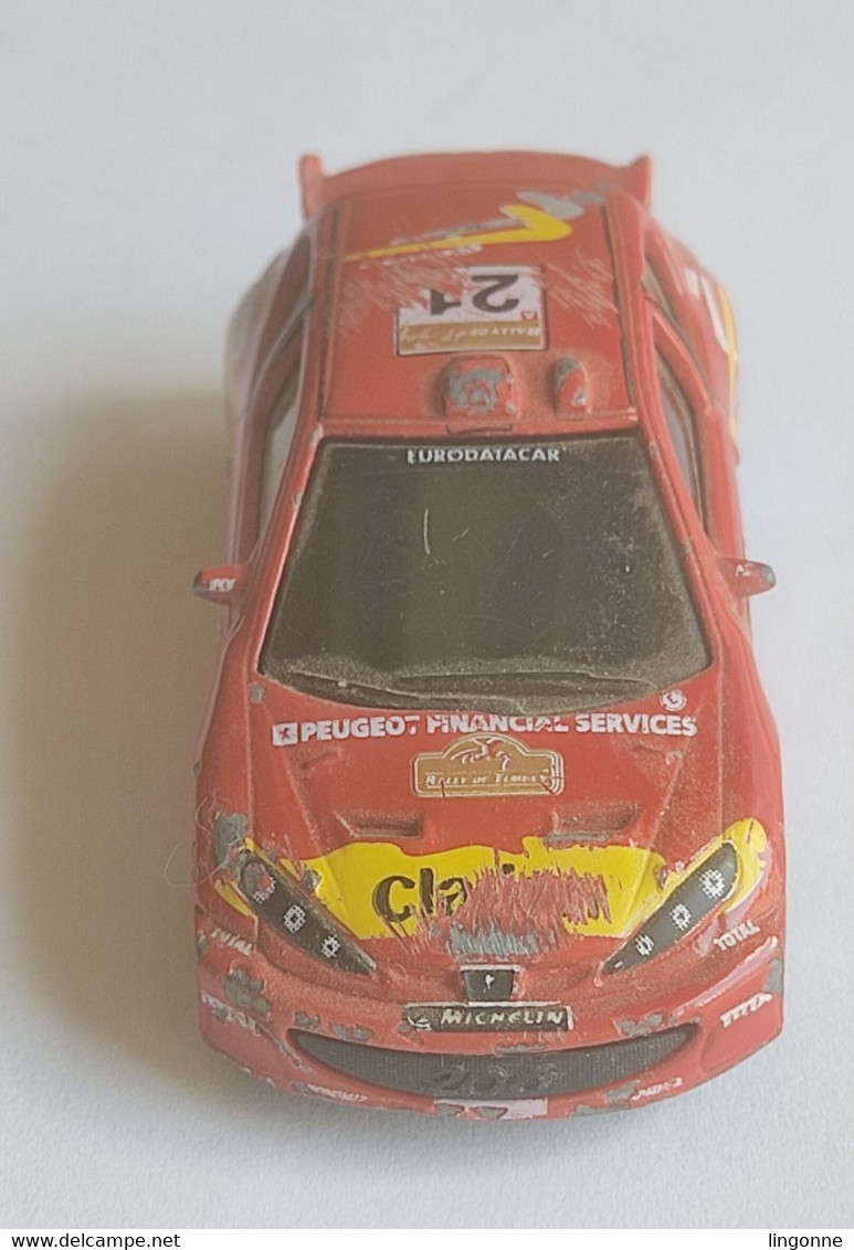 PEUGEOT 206 WRC ROUGE MAJORETTE 1/57 - Majorette