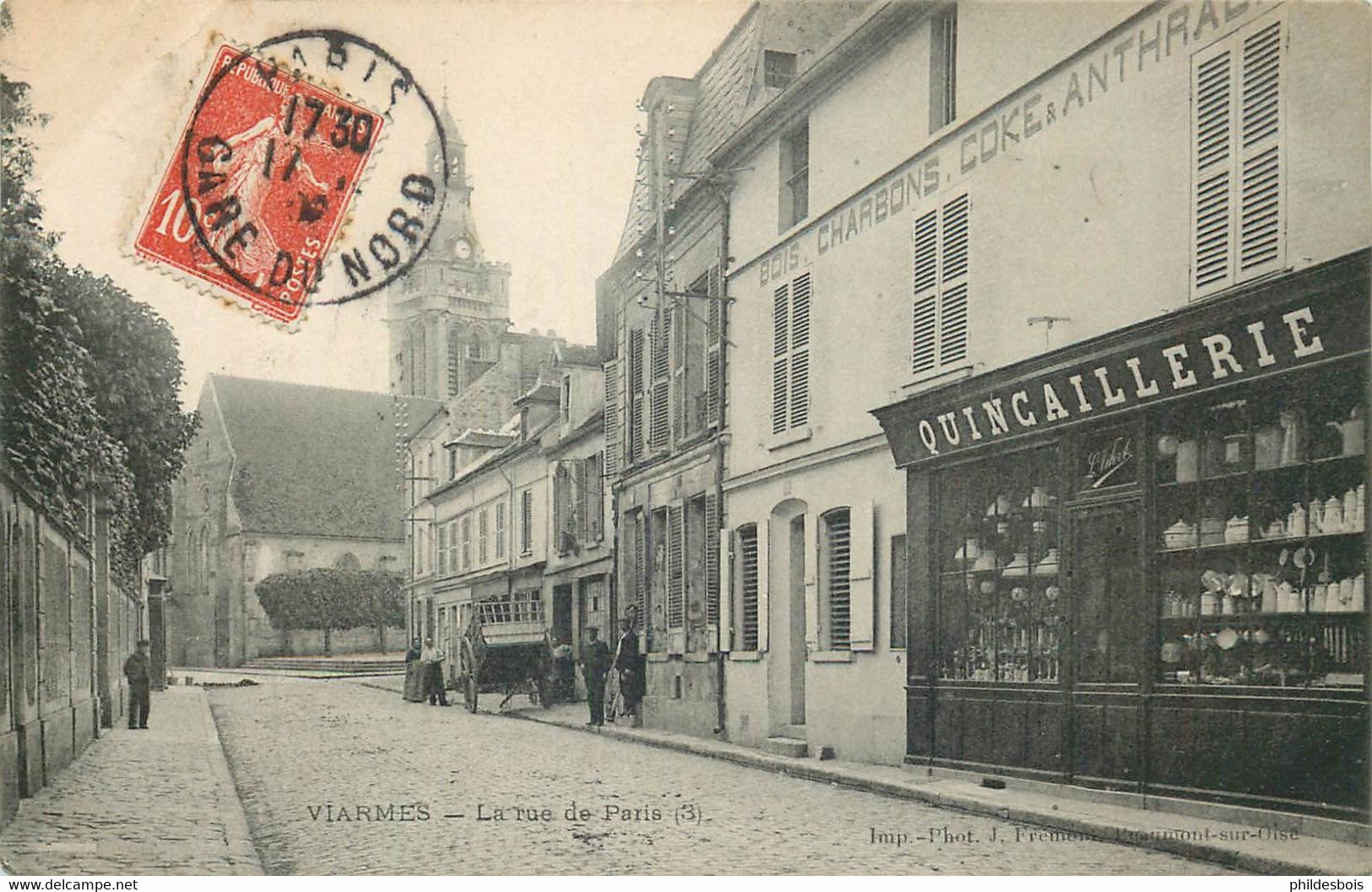 VAL D'OISE  VIARMES  Rue De Paris - Viarmes