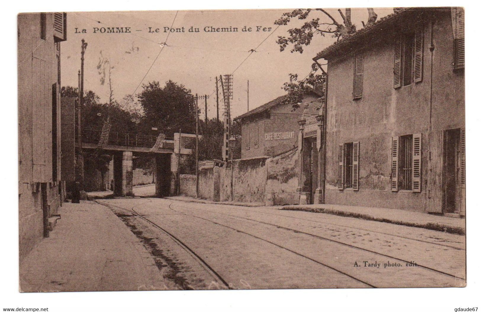 MARSEILLE / LA POMME(13) - RARE - LE PONT DU CHEMIN DE FER - Les Caillols, La Valentine