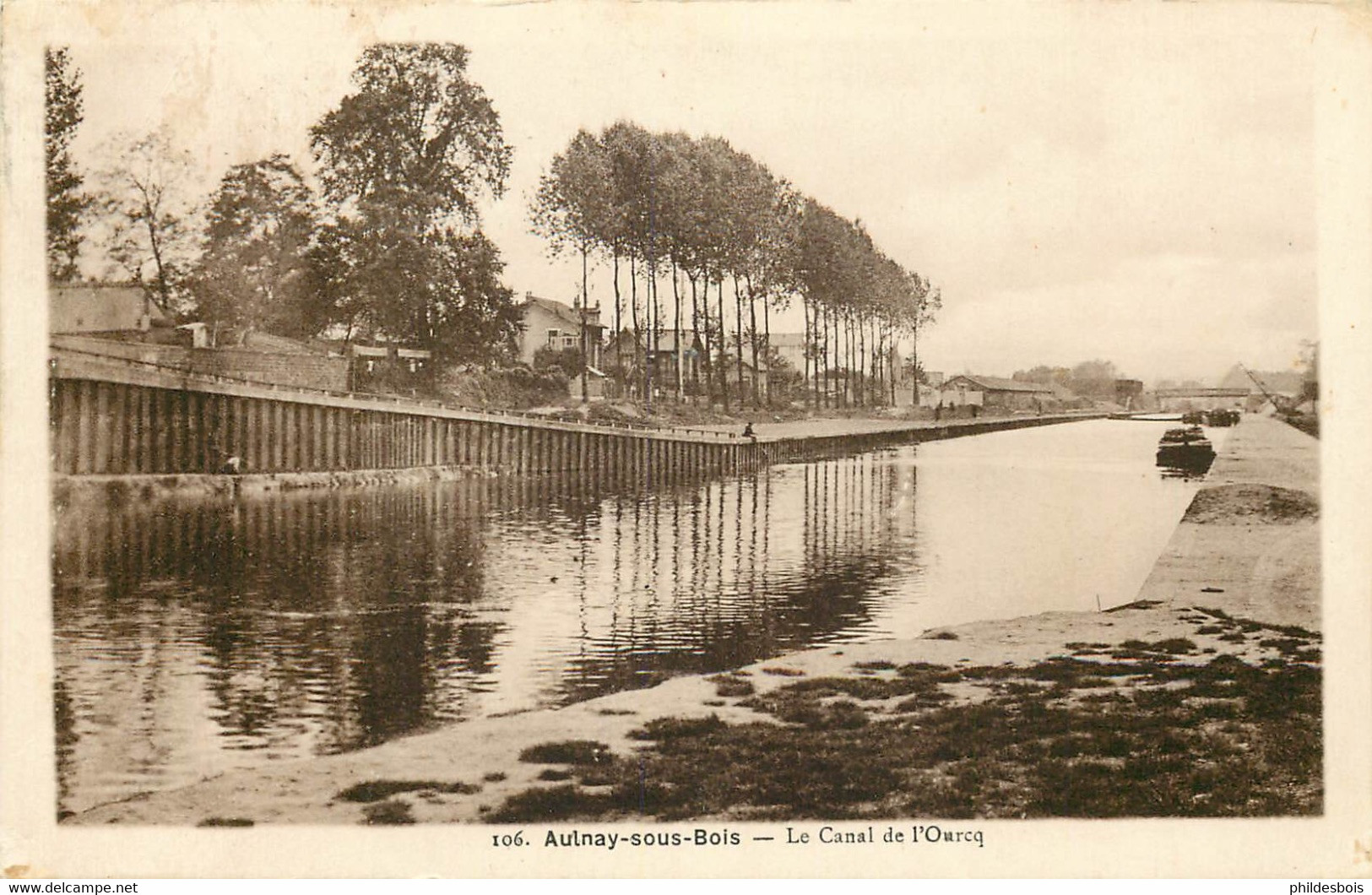SEINE SAINT DENIS  AULNAY SOUS BOIS  Le Canal De L'ourcq - Aulnay Sous Bois