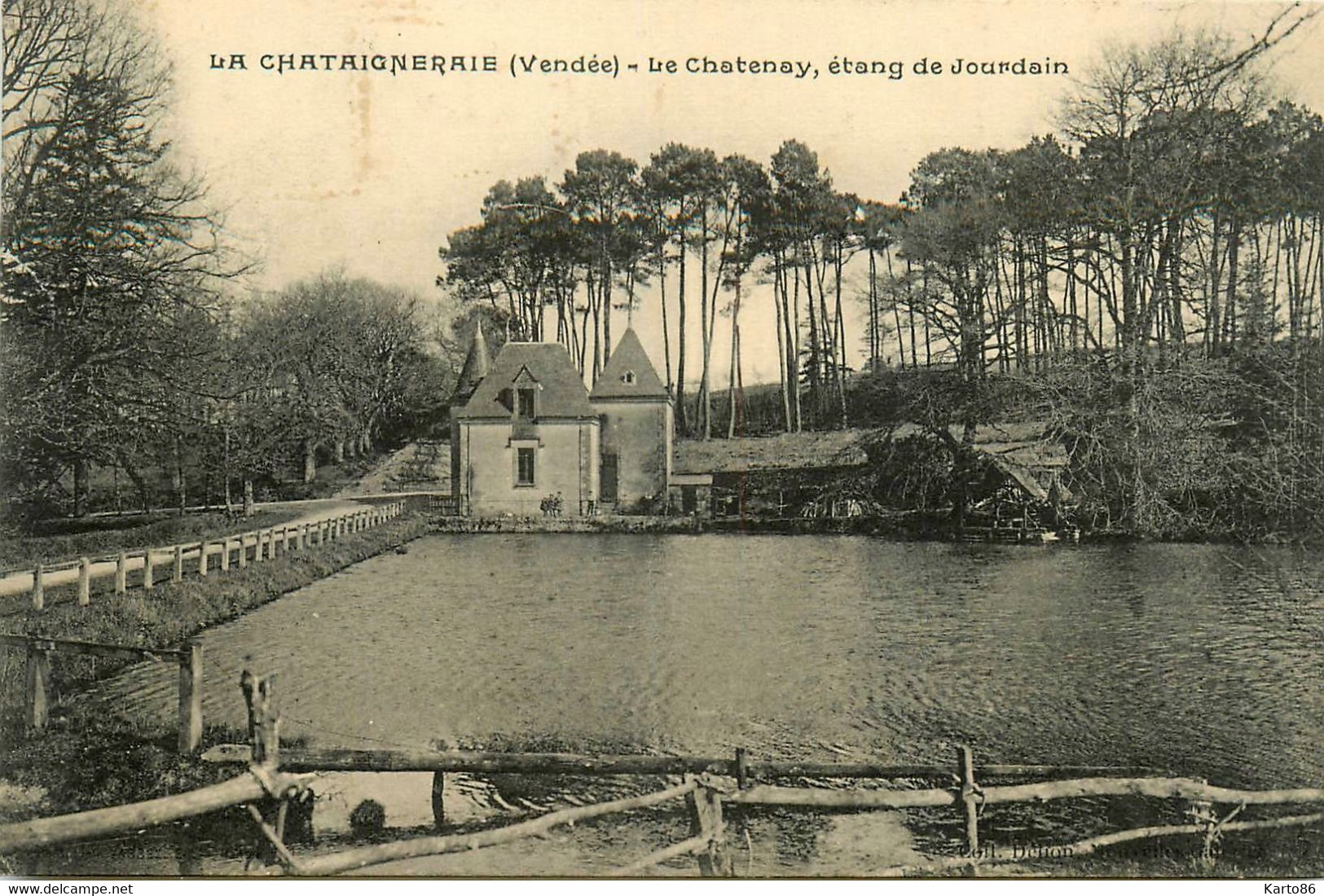 La Chataigneraie * Le Chatenay , étang De Jourdain * Moulin Minoterie - La Chataigneraie
