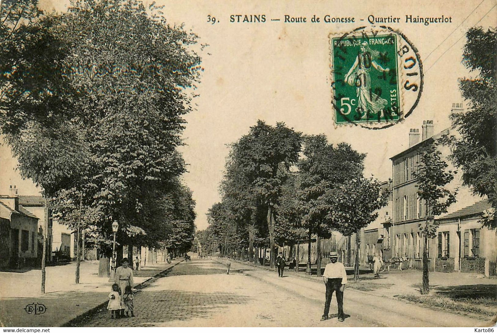 Stains * Route De Gonesse , Quartier Hainguerlot - Stains