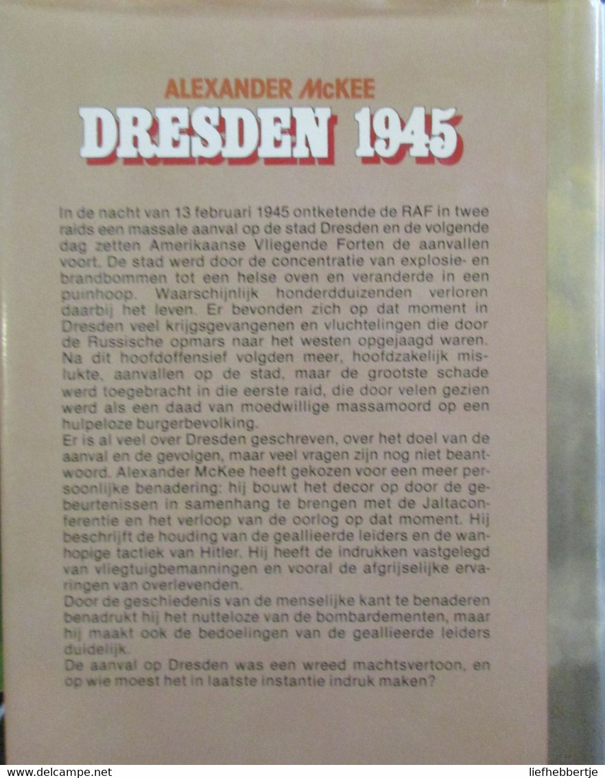 Dresden 1945 - Tondeldoos Van De Duivel - Door A. McKee - 1983 - War 1939-45