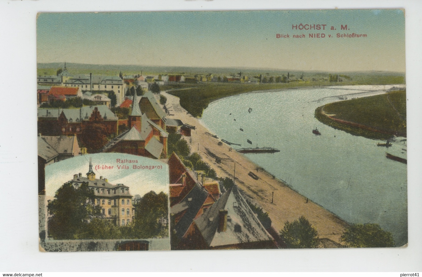 ALLEMAGNE - HOECHST - Blick Nach NIED V. Schlossturm - Hoechst