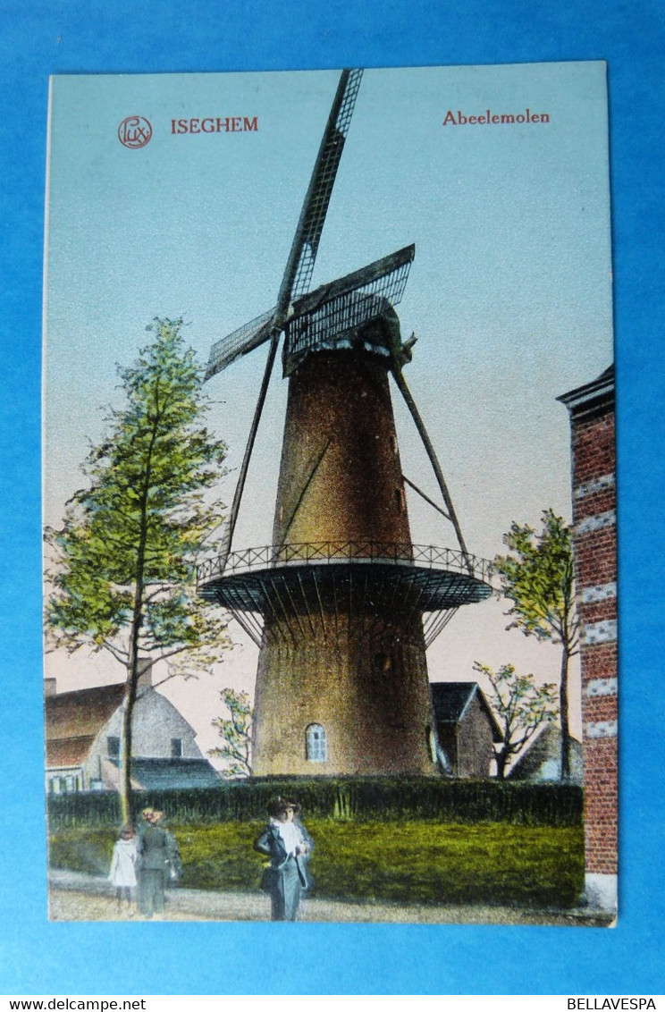 Izegem. Abeelemolen Stenen Windmolen. Moulin A Vent. Edit Lux. Serie 133, N° 10, Iseghem.-2-121917 - Izegem