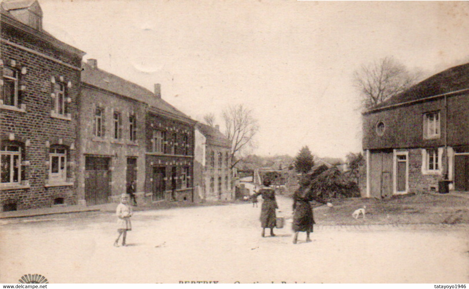 Bertrix Quartier De Burhaimont Animée Voyagé En 1922 - Nassogne