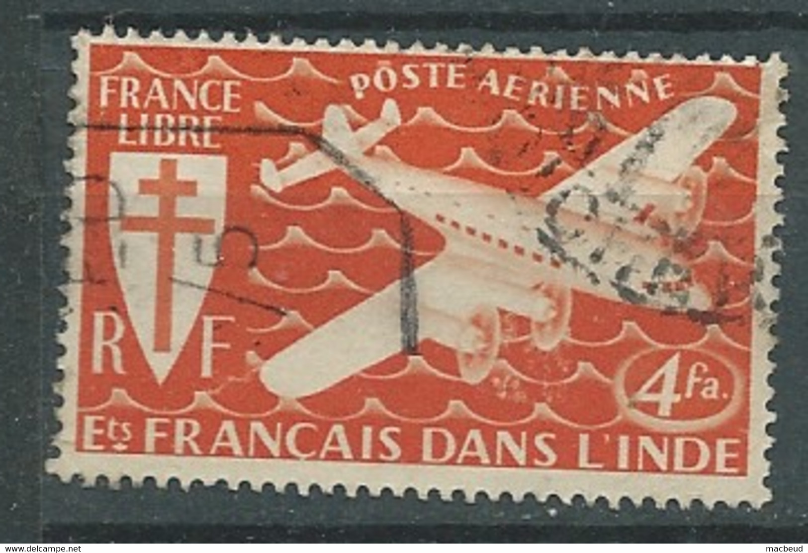 Inde - Aérien - Yvert N° 1 Oblitéré - Bip 12702 - Used Stamps