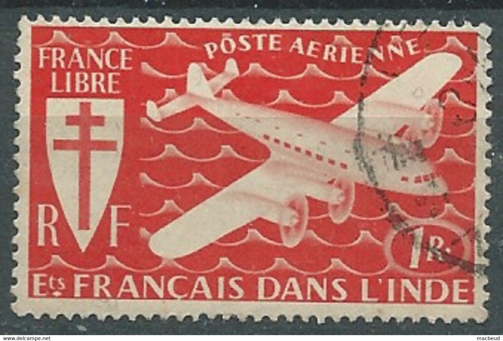 Inde - Aérien - Yvert N° 2 Oblitéré - Bip 12703 - Used Stamps