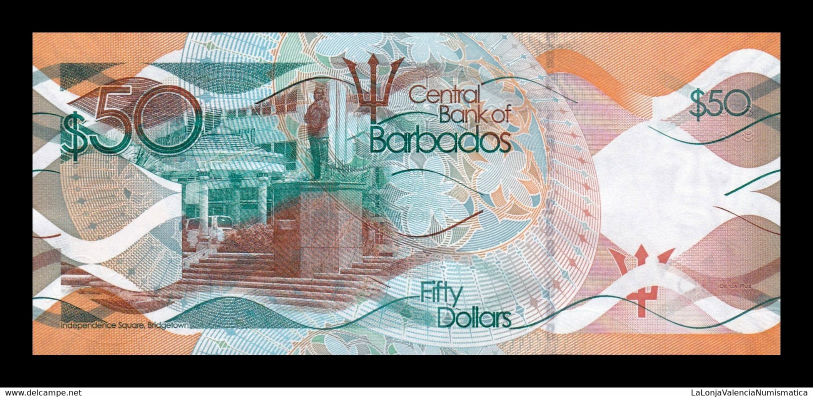 Barbados 50 Dollars Errol Barrow 2018 Pick 77c SC UNC - Barbades