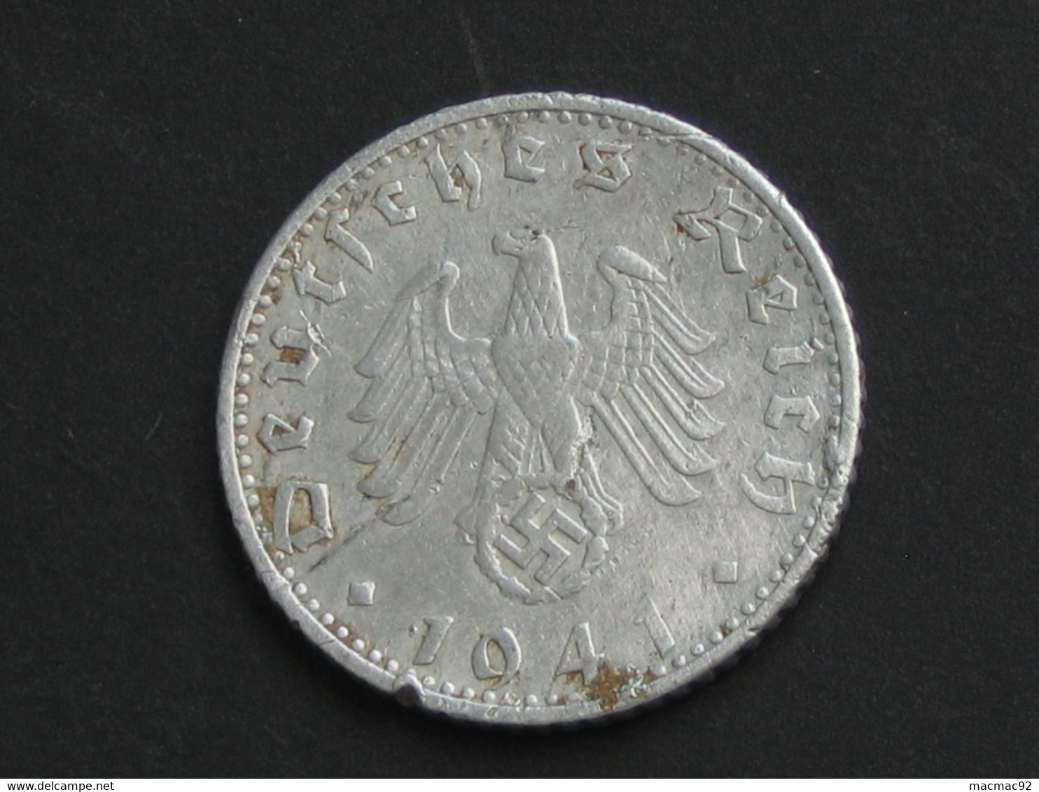 50 Reichspfennig 1941 G - Germany- Allemagne 3 Eme Reich **** EN ACHAT IMMEDIAT **** - 50 Reichspfennig