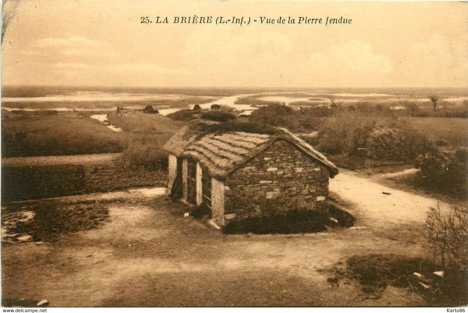 St Joachim * Vue De La Pierre Fendue * La Brière - Saint-Joachim