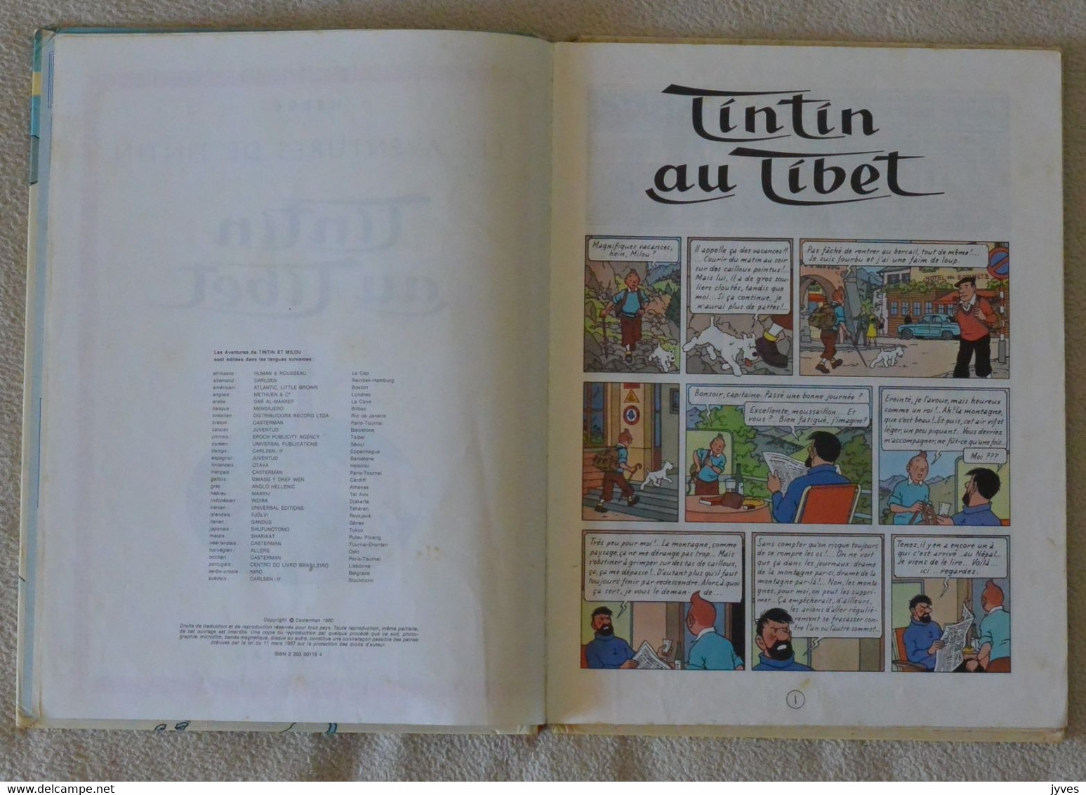 Tintin - Tintin Au Tibet - Casterman - Tintin