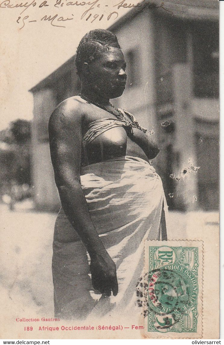 Afrique Sénégale Femme Au Sein Nues - Sénégal