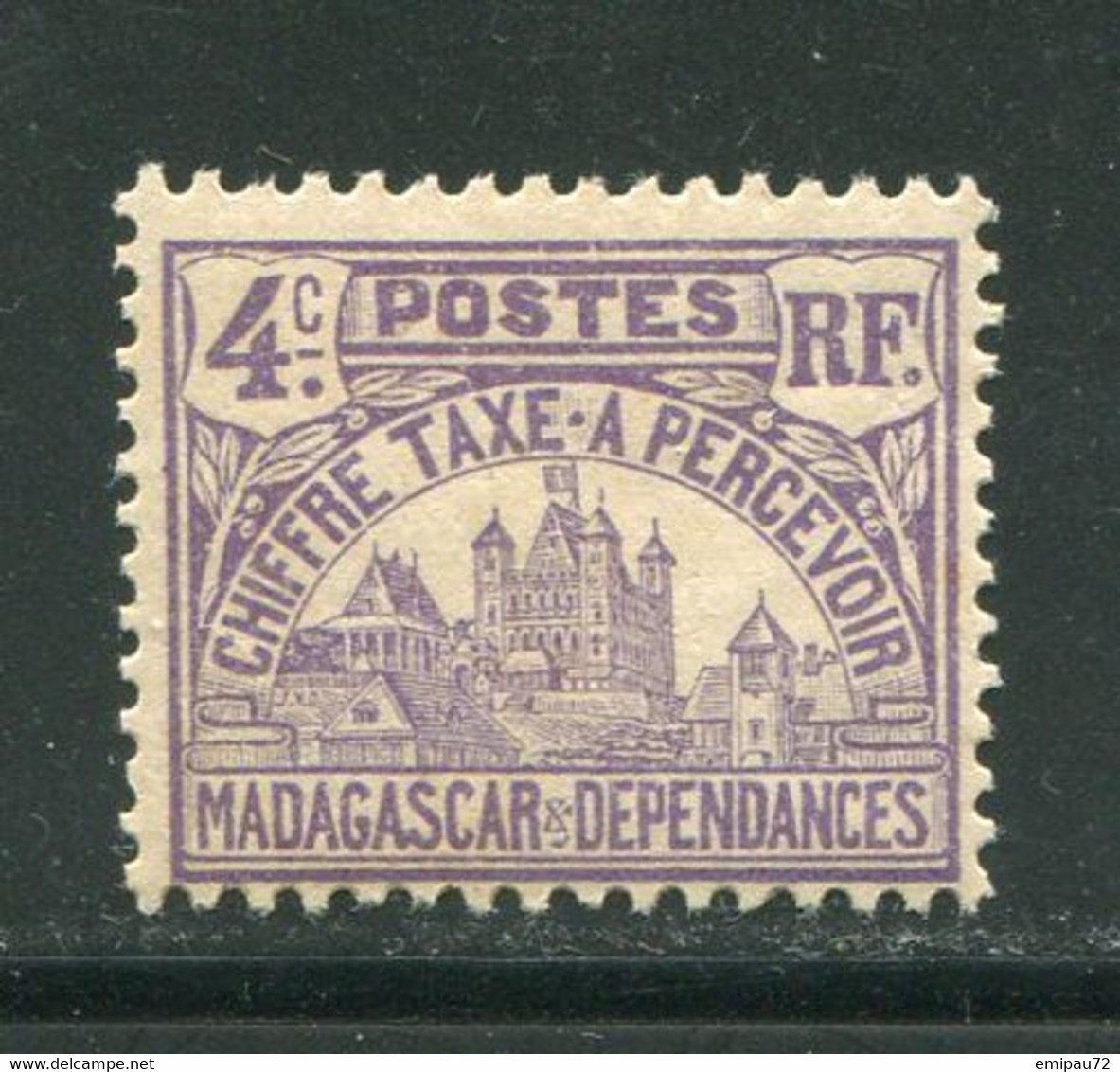 MADAGASCAR- Taxe Y&T N°9- Neuf Sans Charnière ** - Strafport