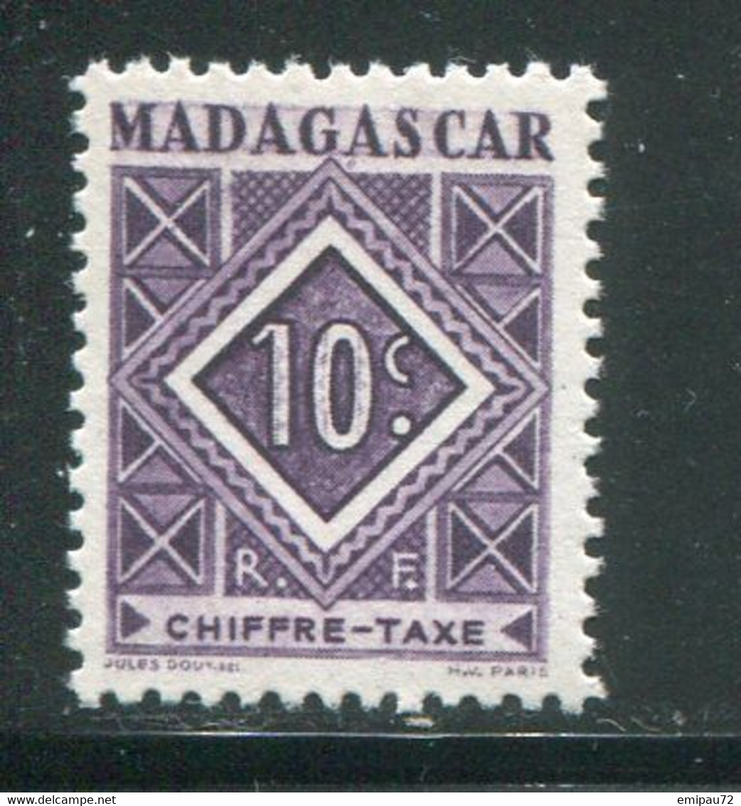 MADAGASCAR- Taxe Y&T N°31- Neuf Sans Charnière ** - Segnatasse