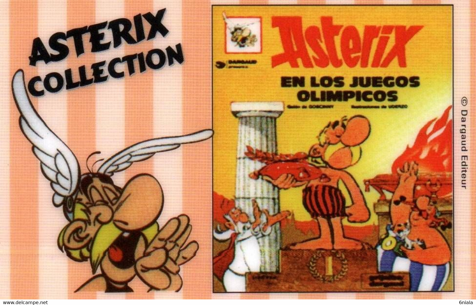 7516 Télécarte Collection ASTERIX Juegos Jeux Olympiques     ( Recto Verso)  ( BD Uderzo Dargaud )  Carte Téléphonique - Fumetti