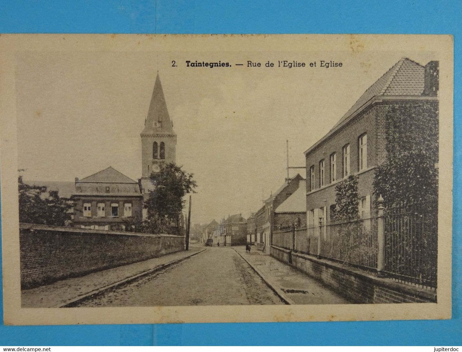 Taintegnies Rue De L'Eglise Et Eglise - Rumes