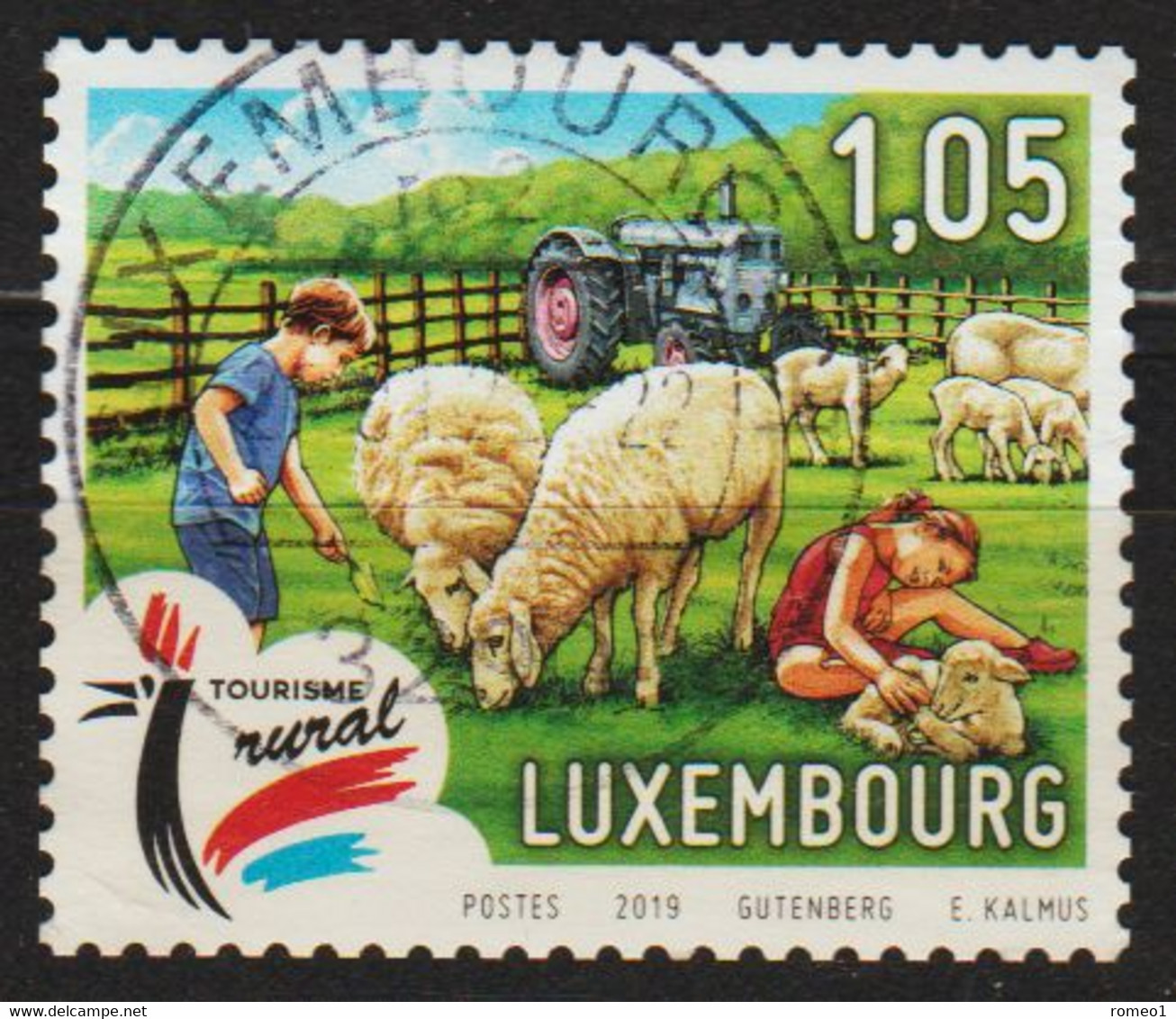 2019: Luxemburg Mi.Nr. 2204 Gest. / Luxembourg Y&T No. 2148 Obl. (d448) - Usados
