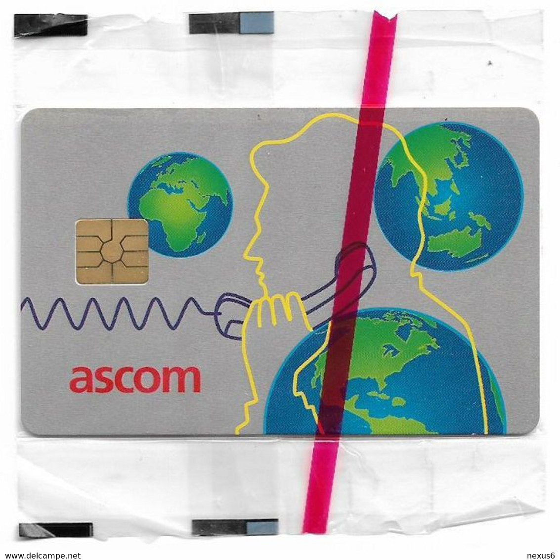 Kenya - Ascom Systems Demo Smart Card (Gray), 01.1996, 4.000ex, NSB - Kenya