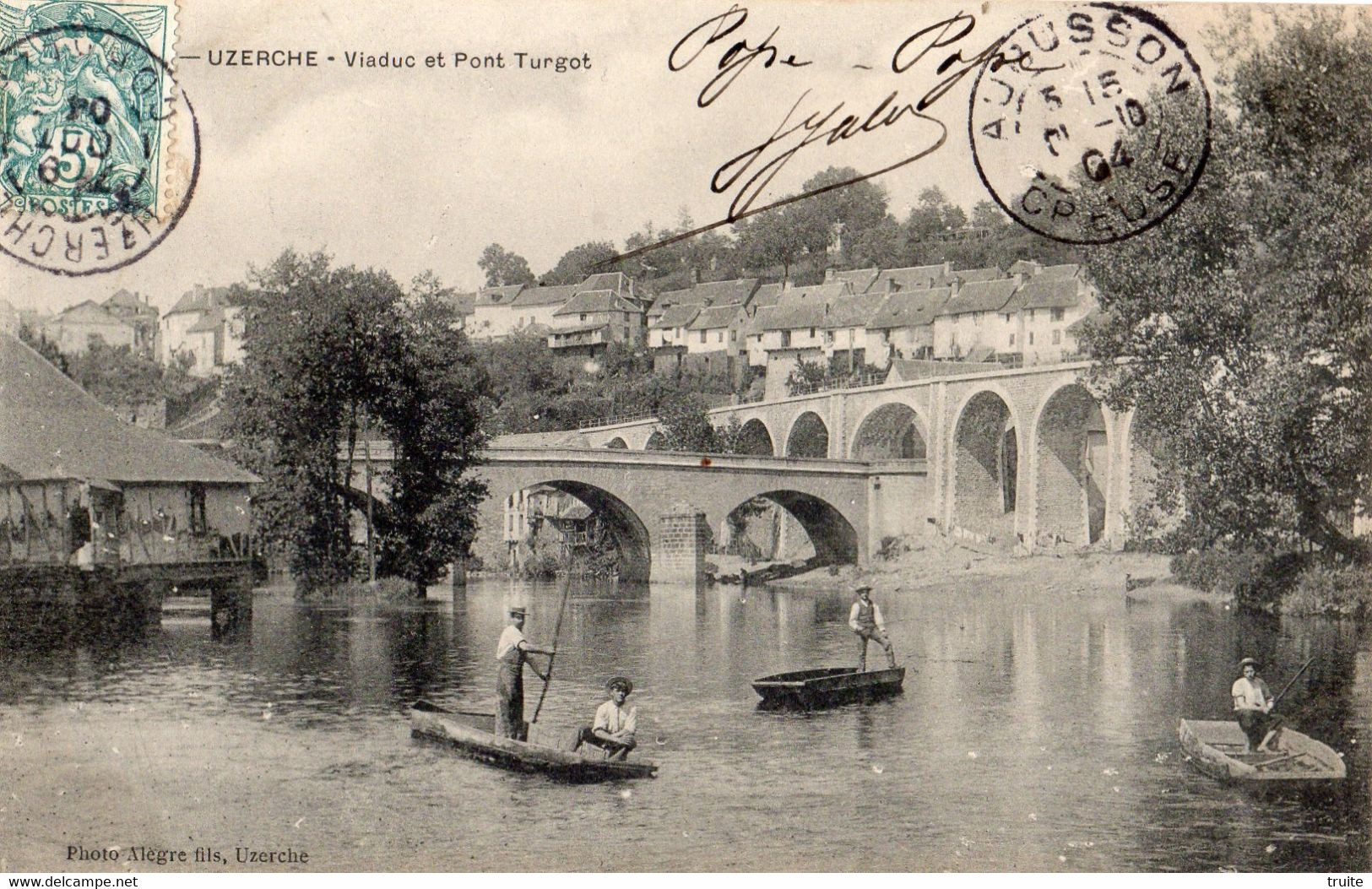 UZERCHE VIADUC ET PONT TURGOT - Uzerche