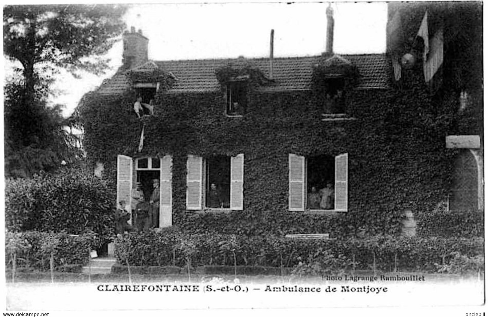 Clairefontaine Seine Et Oise CPA Ambulance De Montjoye Militaires Animation 1910 état Superbe - St. Nom La Breteche