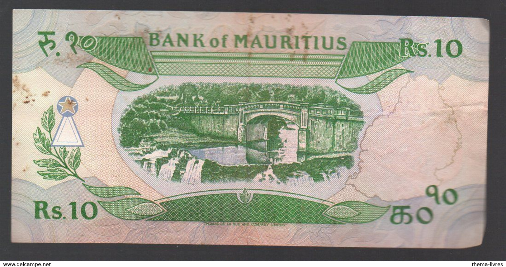 Billet De 10r   Bank Of Mauritius (PPP37444) - Mauritius