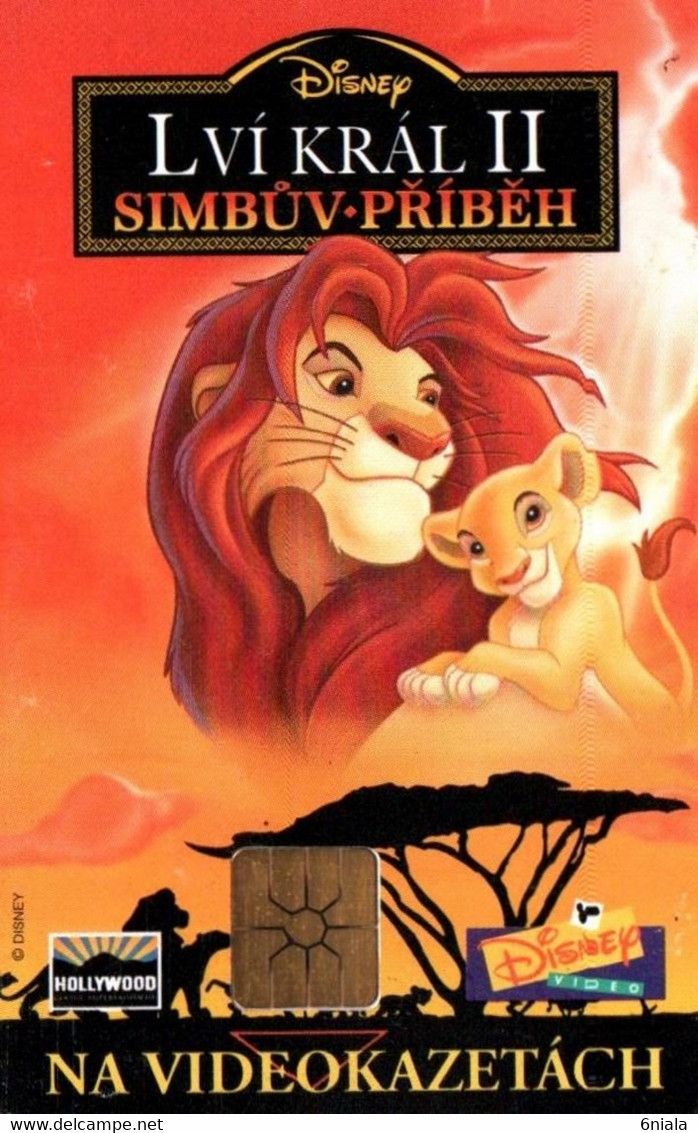 7519 Télécarte Collection ROI LION   ( Recto Verso)  ( BD Disney )  Carte Téléphonique Slovénie - Disney