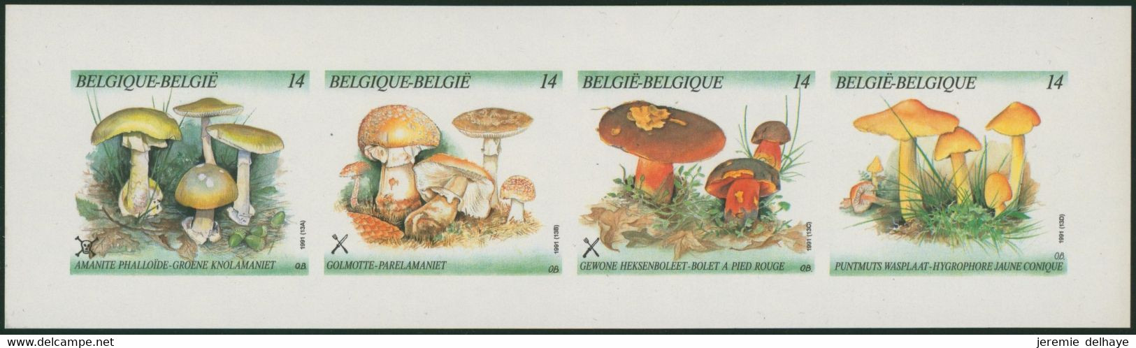 Non Dentelé (1991) - B21 Carnet De Timbres-poste : Champignons - Autres & Non Classés