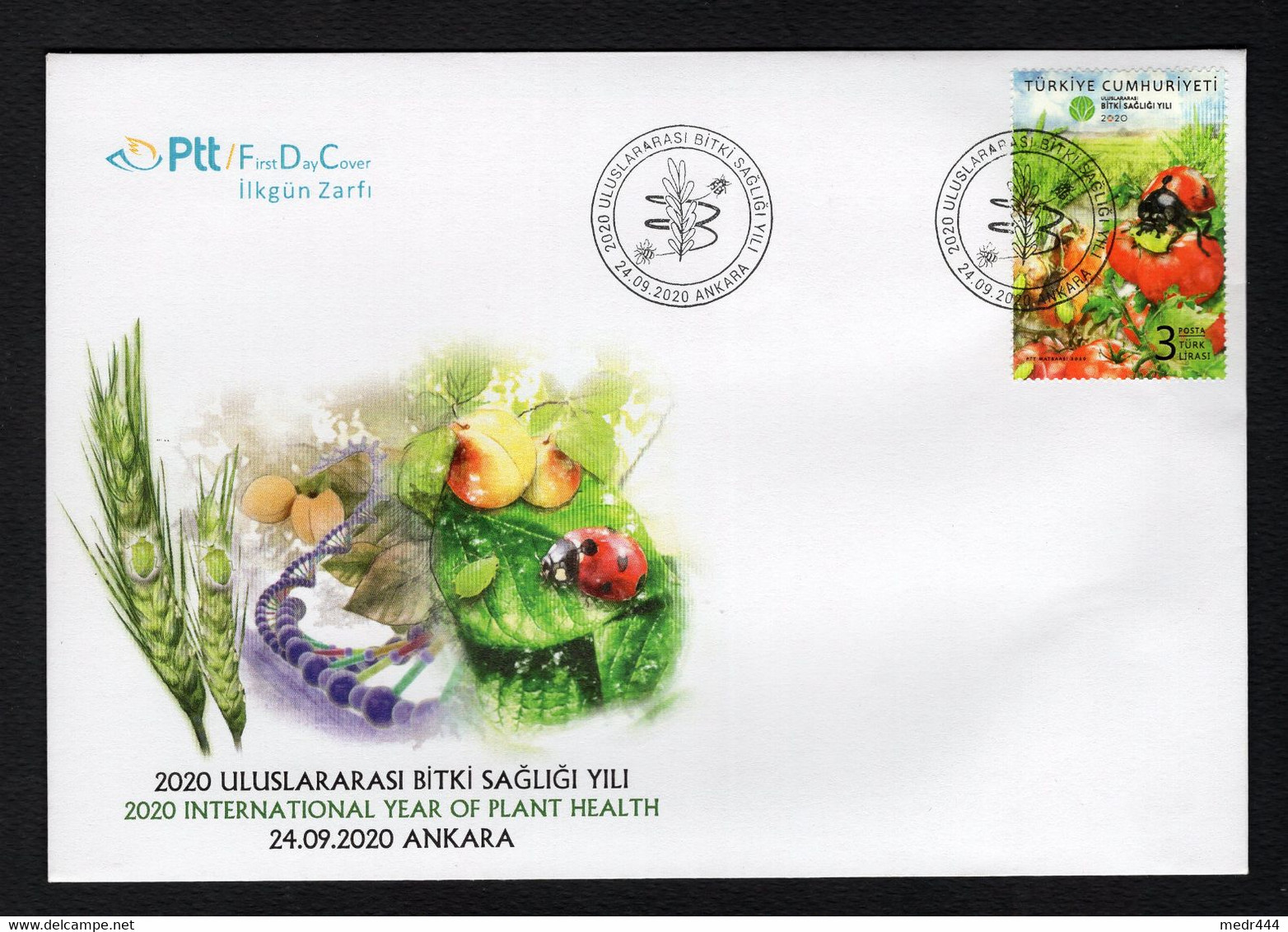 Turkey/Turquie 2020 - International Year Of Plant Health - FDC - Superb*** - Storia Postale