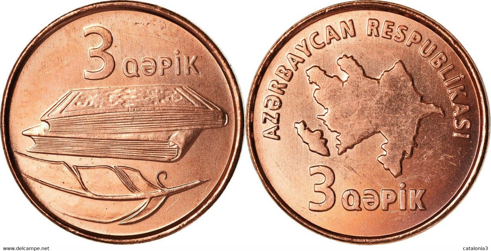 Azerbaijan - 3 Qəpik, 2006 KM40 - Azerbaiyán