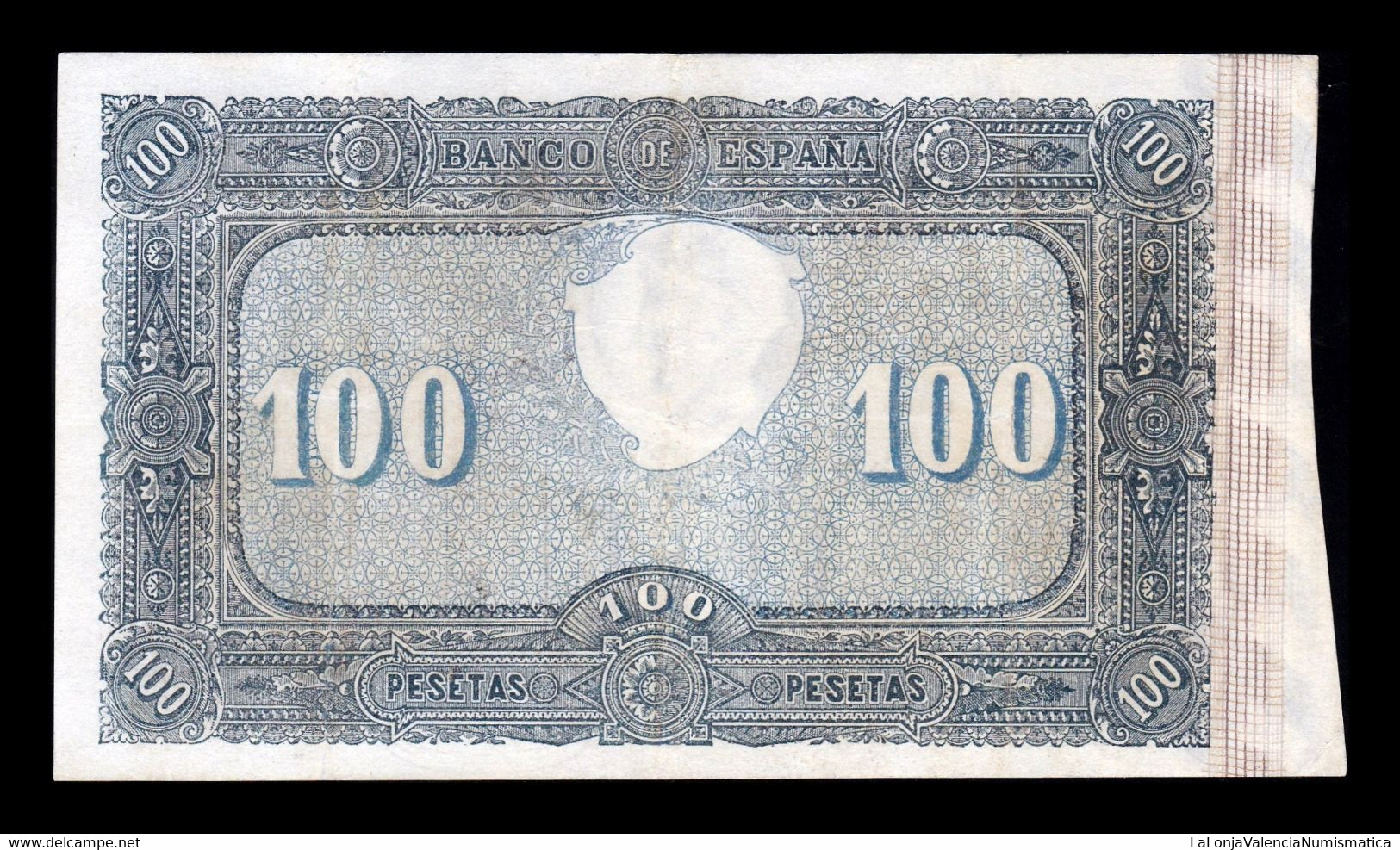 España Spain 100 Pesetas Goya 1886 Pick 36 MBC VF - 100 Peseten