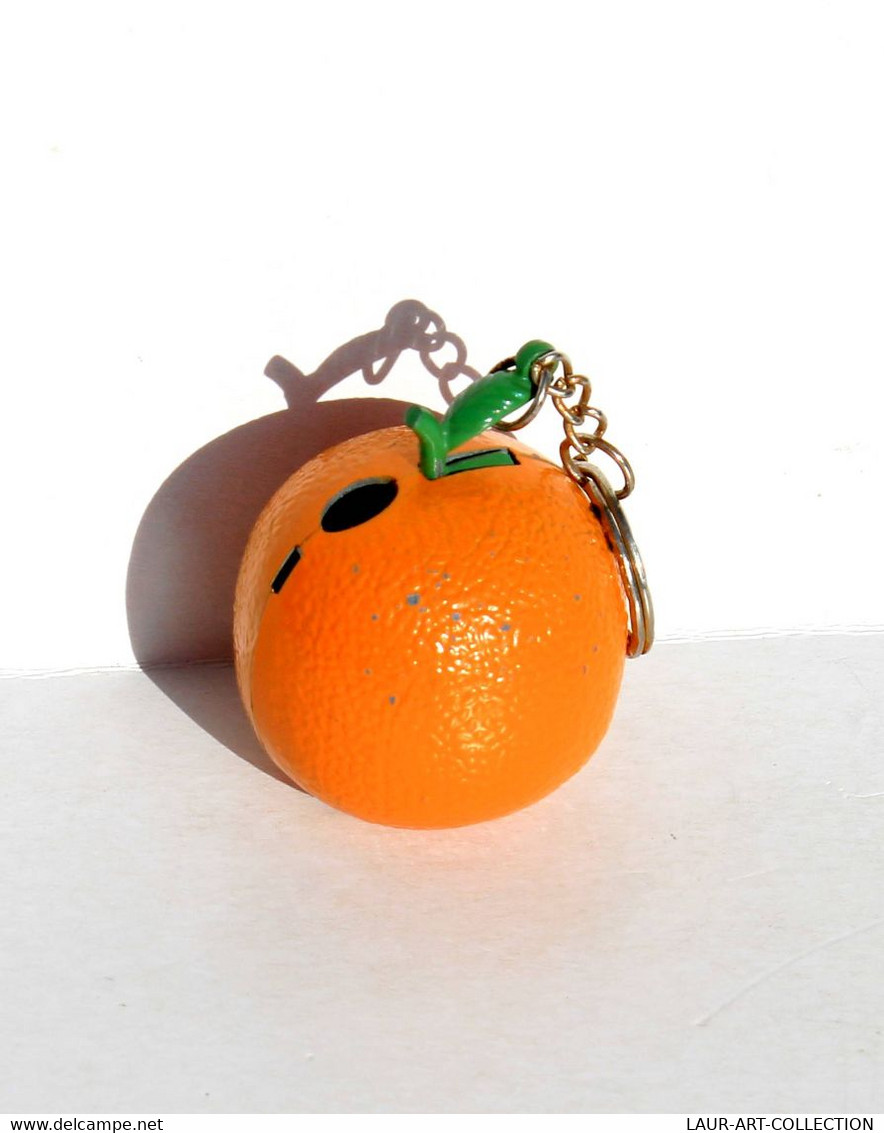 RARE BRIQUET FANTAISIE PORTE-CLÉ VINTAGE FRUIT ORANGE, FONCTIONNE & RECHARGEABLE - VINTAGE LIGHTER             (2304.31) - Autres & Non Classés