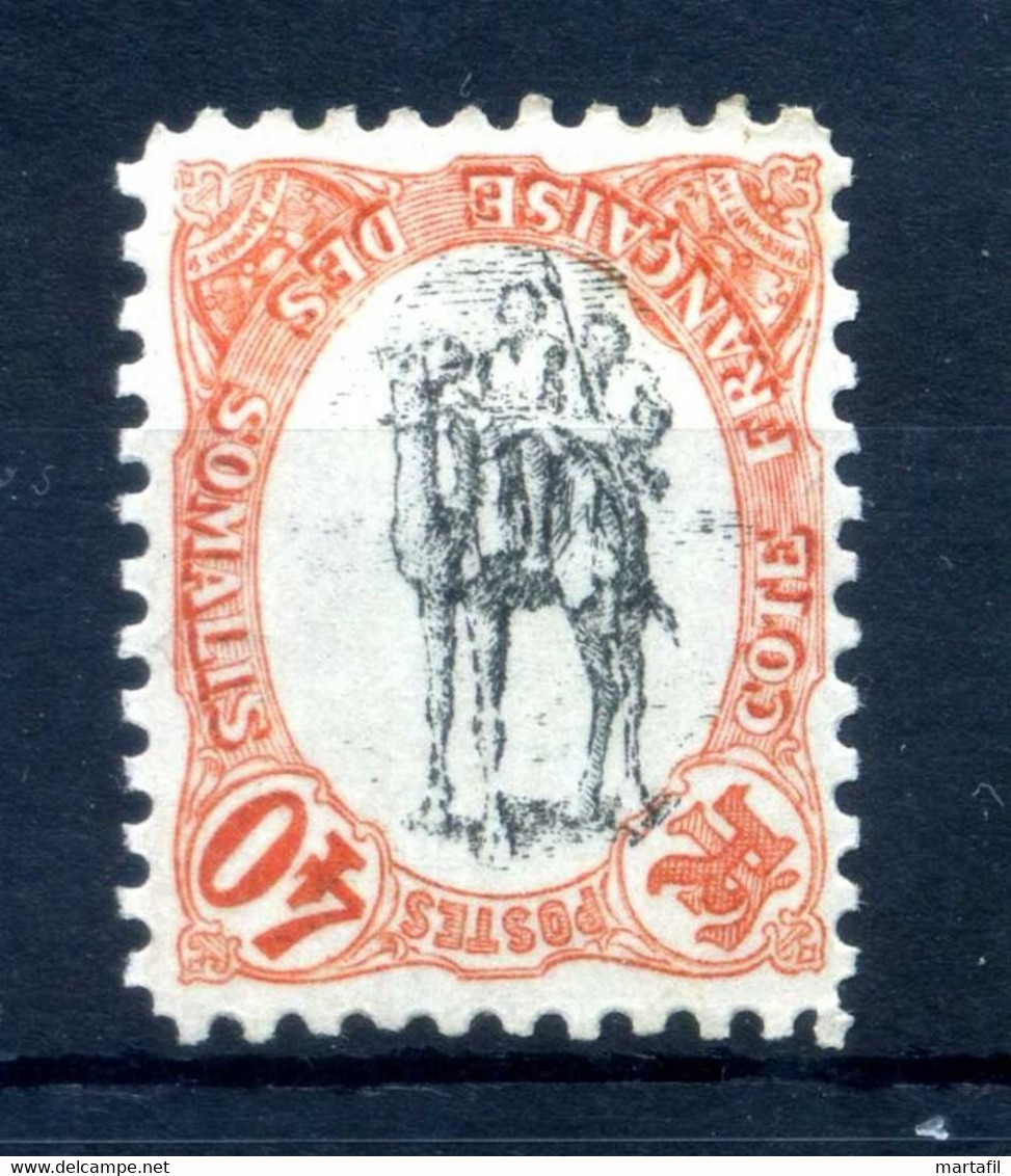 1903 COSTA F. DEI SOMALI N.61 * Centro Capovolto - Unused Stamps