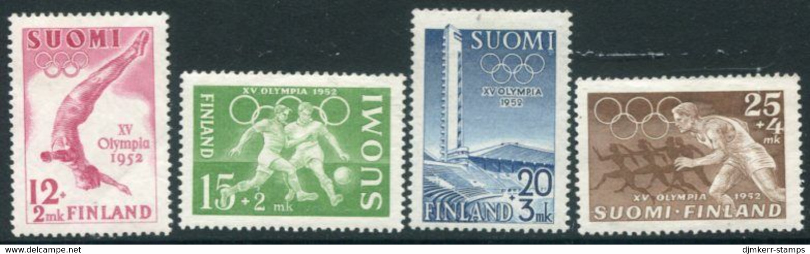 FINLAND 1951 Olympic Games, Helsinki MNH / ** .  Michel 399-402 - Neufs