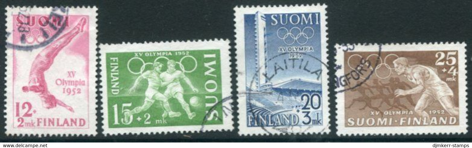 FINLAND 1951 Olympic Games, Helsinki Used .  Michel 399-402 - Usados