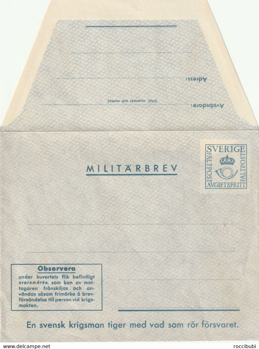 Schweden - Militärbrev - Military