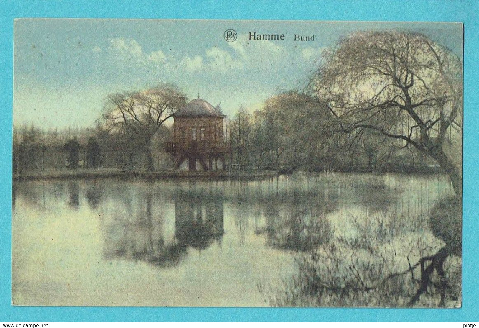 * Hamme (Oost Vlaanderen) * (PDS) KLEUR - COULEUR, Bund, Parc, Park, étang, Vijver, Lac, Unique, Old, Rare - Hamme