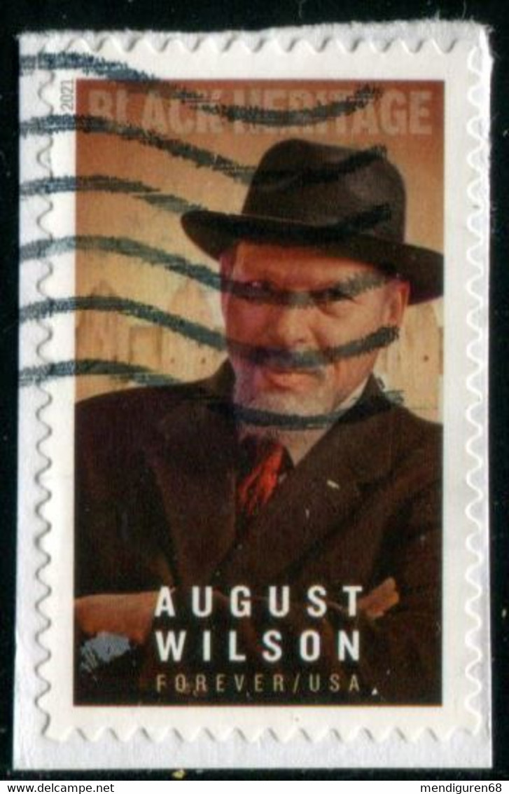 VEREINIGTE STAATEN ETATS UNIS USA 2021 AUGUST WILSON, PLAYWRIGHT F USED ON PAPER SC 5555 MI 5788 YT 5397 - Used Stamps