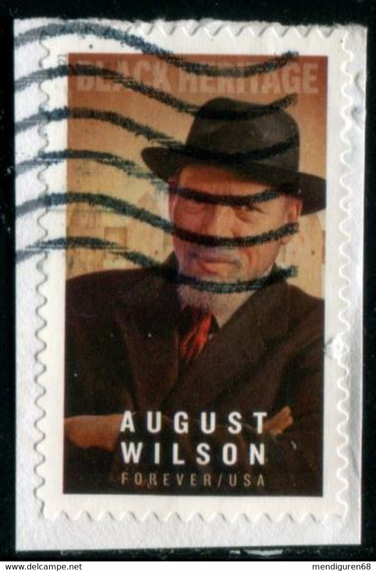 VEREINIGTE STAATEN ETATS UNIS USA 2021 AUGUST WILSON, PLAYWRIGHT F USED ON PAPER SC 5555 MI 5788 YT 5397 - Oblitérés