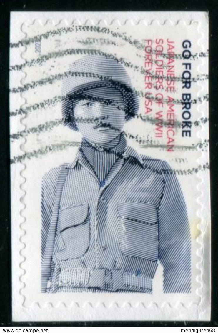 VEREINIGTE STAATEN ETATS UNIS USA 2021 GO FOR BROKE: JAPANESE AMERICAN SOLDIERS OF WWII USED SC 5593 MI 5836 YT 5435 - Used Stamps