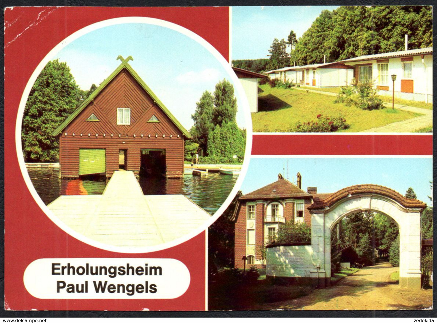 F8092 - Lychen - Erholungsheim Paul Wengels - Bild Und Heimat Reichenbach - Lychen