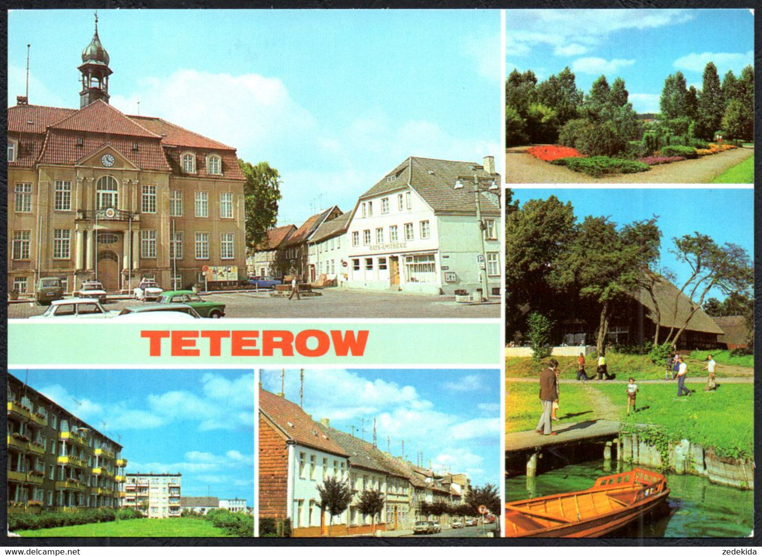 F8093 - TOP Teterow HO Gaststätte Wendenkrug - Bild Und Heimat Reichenbach - Teterow