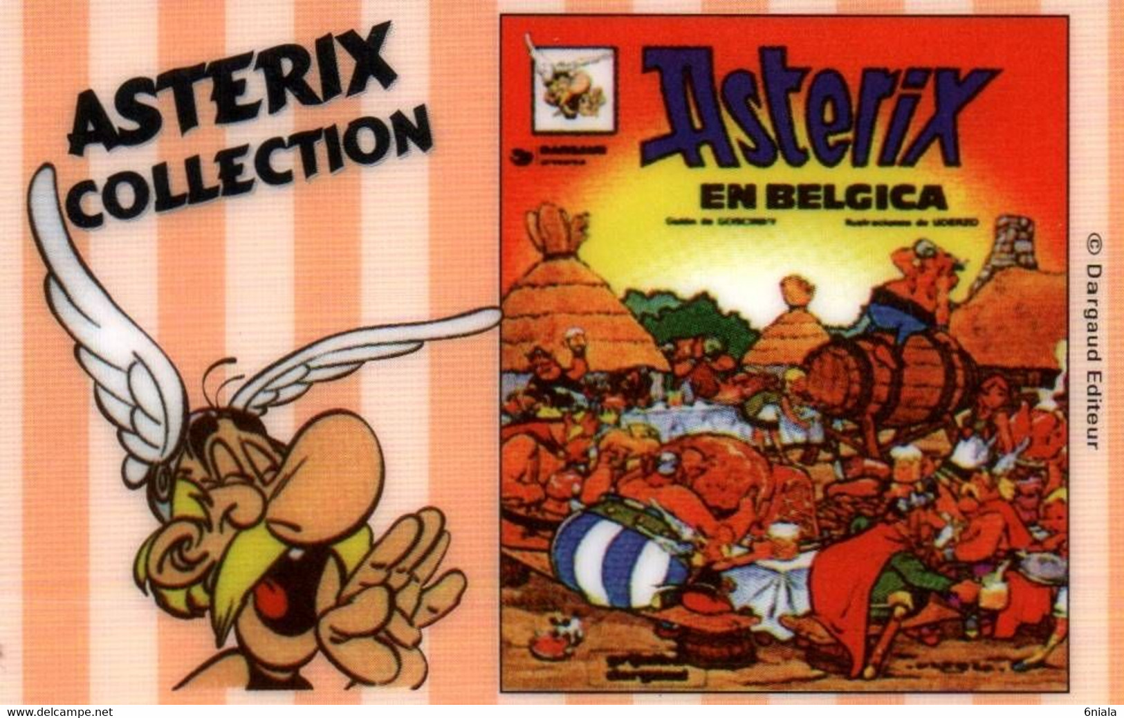 7539 Télécarte Collection ASTERIX En BELGIQUE     ( Recto Verso)  ( BD Uderzo Dargaud )  Carte Téléphonique - BD