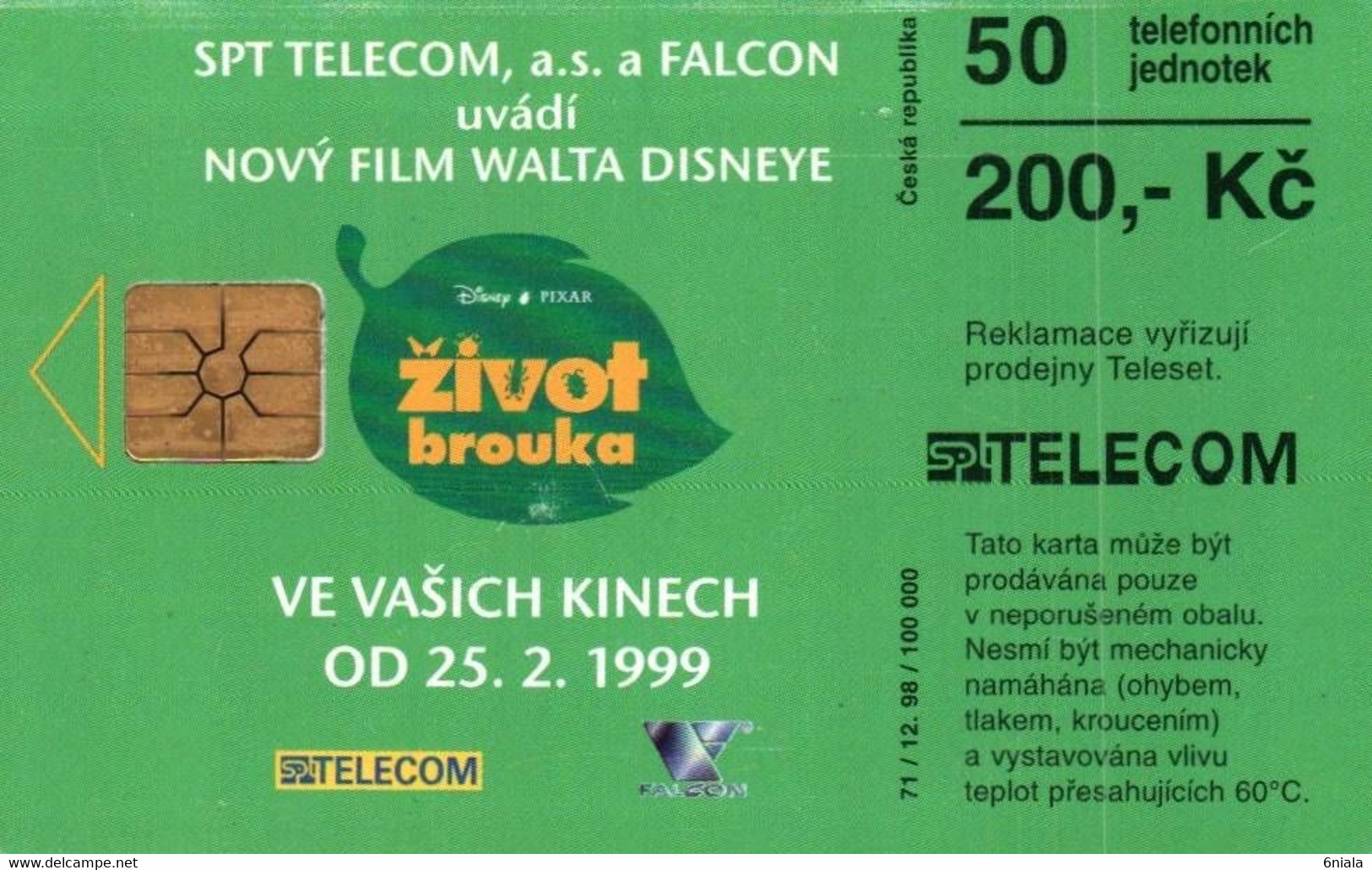 7548 Télécarte Collection ZIVOT BROUKA Fourmi   ( Recto Verso)  ( BD Disney )  Carte Téléphonique Tchéquie - Disney