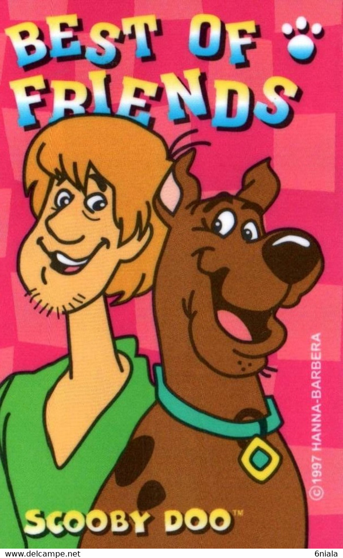 7559 Télécarte Collection BEST OF FRIENDS SCOOBY DOO   Hanna Barbera  ( Recto Verso) Carte Téléphonique Singapour - Comics