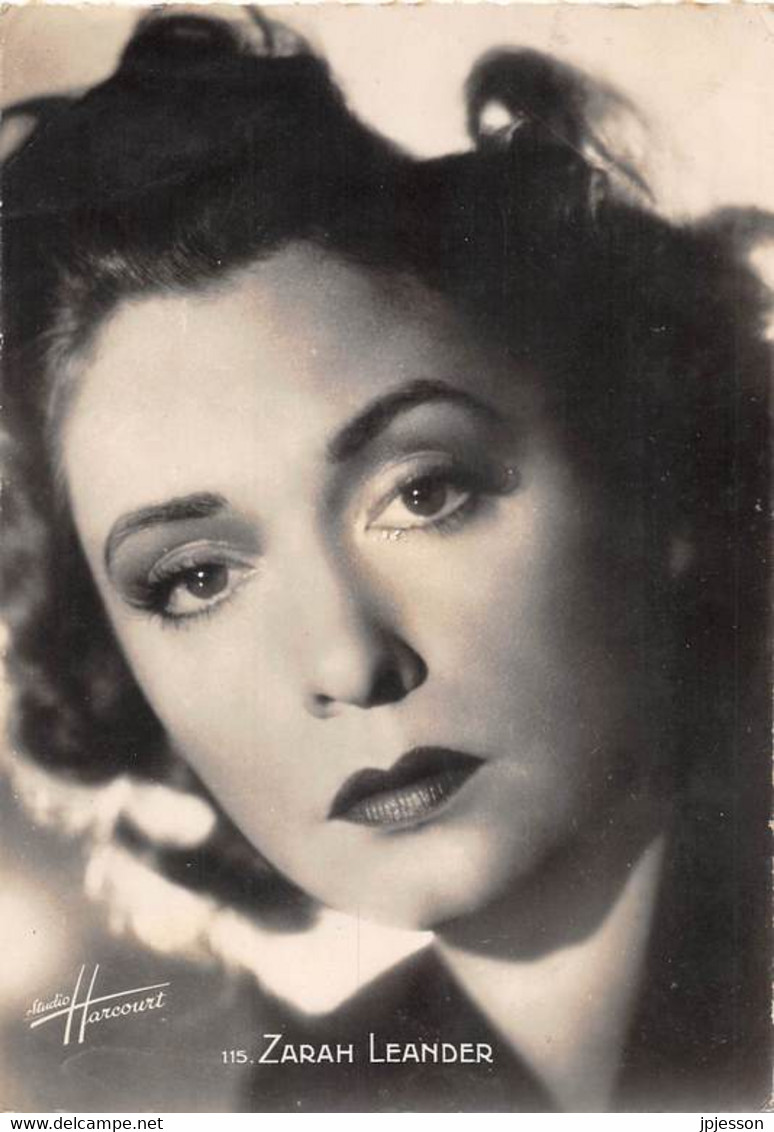 CINEMA - ACTRICES - ZARAH LEANDER - CHANSON - SUEDE - Actors