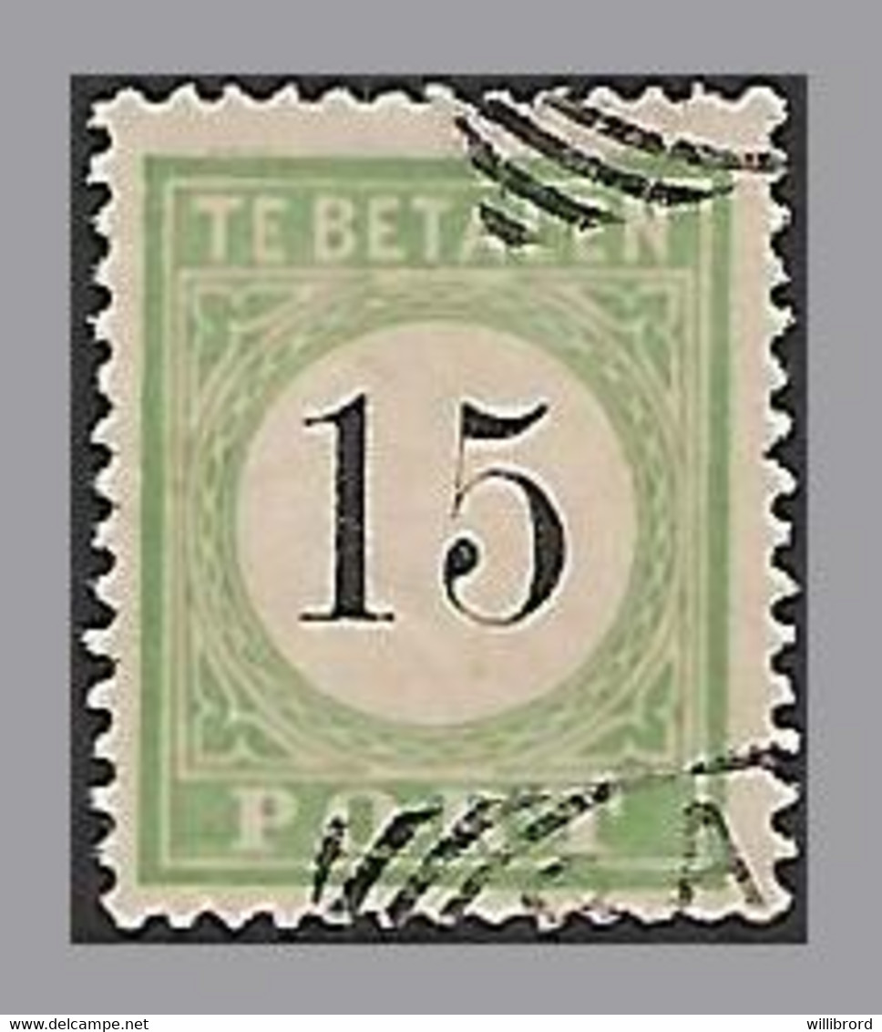 CURACAO - 1889 - Type III - 15c POSTAGE DUE - Sonstige & Ohne Zuordnung