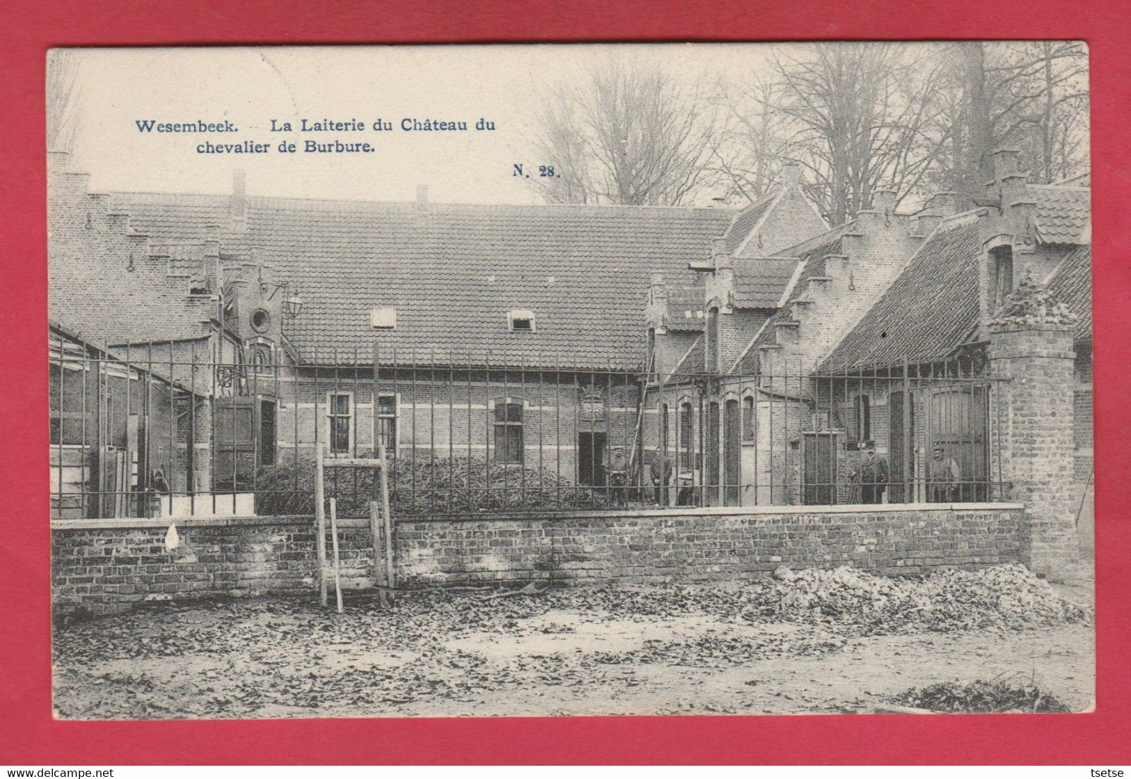 Wesembeek-Oppem - La Laiterie Du Château Du Chevalier De Burbure - 1903 ( Verso Zien ) - Wezembeek-Oppem