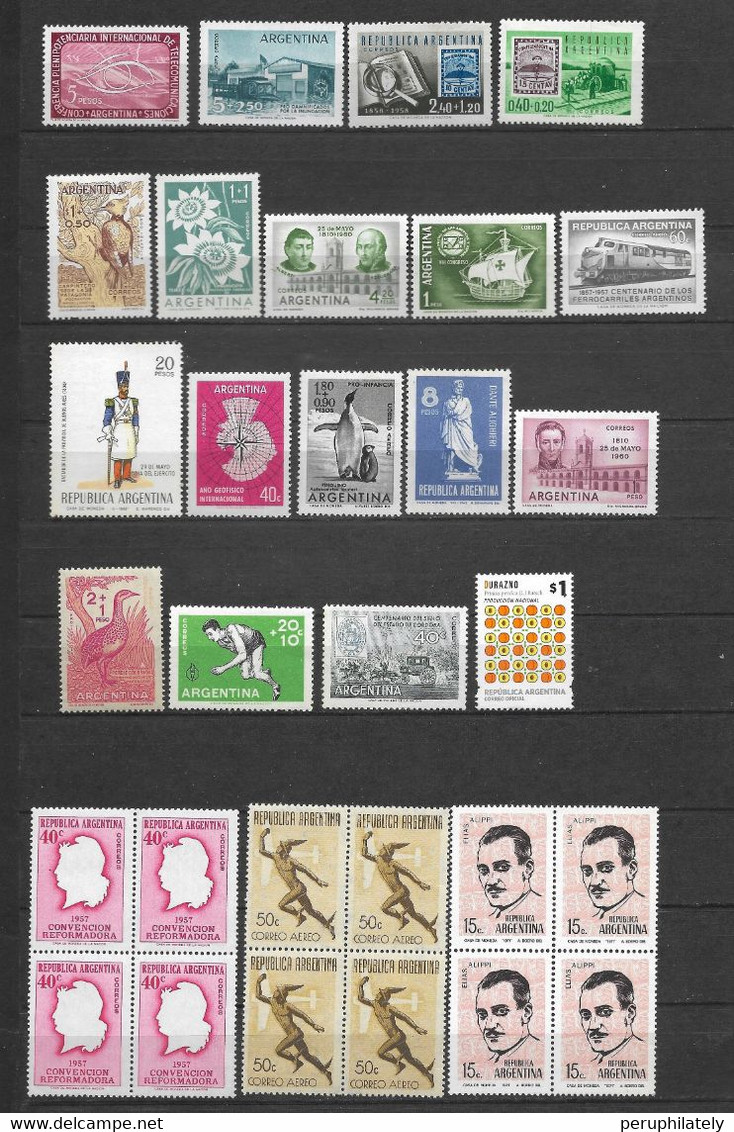 Argentina Lot 60 Stamps , MNH - Collections, Lots & Series